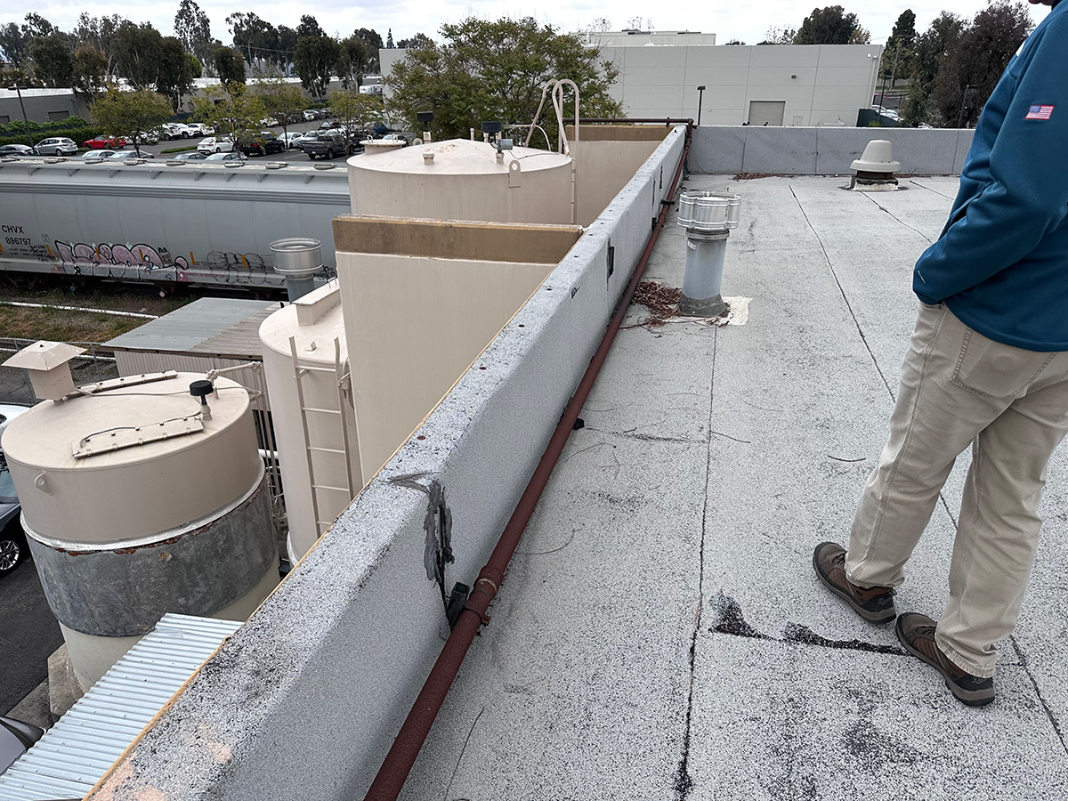 Roof Bracket System – Repair & Restoration — Before